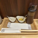 とんかつ ばんぶー - 卓上セット