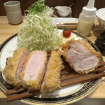 とんかつ ばんぶー - 厚切りロースカツ定食本体