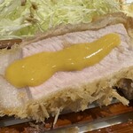 とんかつ ばんぶー - マスタード