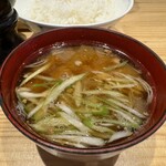 とんかつ ばんぶー - 豚汁