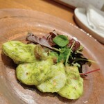 オステリア トレ パッツィ - 水タコのカルパッチョ