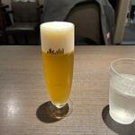 みっちゃん総本店 雅 - ランチですが旅先何で先ずはビールで乾杯！