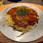 みっちゃん総本店 雅 - お好み焼きはハーフサイズのお好み焼き。