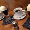 珈琲焙煎問屋 まめや本舗 - ビターコーヒー、マイルドコーヒーゼリー、ブレンドコーヒー、ビターコーヒーゼリー（L to R）