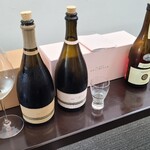 日本料理 TOBIUME - ②新政酒造　創業170周年記念酒　陸羽132号(秋田)
      ③新政酒造　創業170周年記念酒　改良信交(秋田)
      ④新政酒造　Colors　生成　生酛純米　for　モロッコ復興支援2017(秋田)