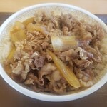 すき家 - 牛丼大盛つゆだく（税込580円）