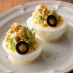 Shrimp stuffed egg 2P