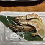 三代目網元 魚鮮水産 - 猛者海老の塩焼きは、皮が香ばしい(^^)