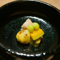 御料理 光安 - 秋野菜のふきよせ