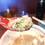 拉麺阿修羅 - 汁なしごまらーめんの追い飯