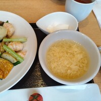 みこころ 無添加チャイナ935 - デザート(杏仁豆腐)、スープ(玉子) ♪