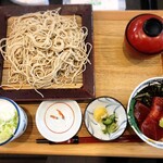 伊勢福 - 小さなまぐろ丼とそば