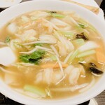 竹亭 - 海老ラーメンの醤油^ - ^