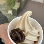 ミカドコーヒー - モカソフト（カップ）プルーン付き