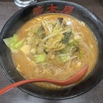 Uma Kara Tammen Arakiya - 味噌野菜麺　¥850