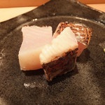 すゝき野 鮨金 - 〆た鰆