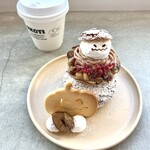 2KOTI - モンブランざくざくシュークリーム、ミルクバターブレンドコーヒー