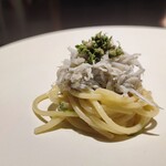 Kagero Bangkok - シラスのパスタ