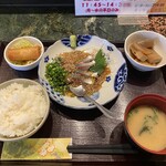 Hakata Goma Saba Hakata Motsu Nabe Kicchin Shamoji - ごまサバ（定食）900円