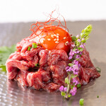 黒毛和牛純肉焼肉 M.M.ya - 特選炙りユッケ