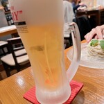 伊樽飯酒場バルバル - 基本の生ビールはキンキンに冷えたジョッキ！