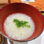 鮨匠 のむら - タイと大根のスープ