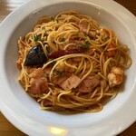 Kuusi - ベーコンと海老チリソース