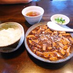 中華料理 忠実堂 - 麻婆豆腐とごはんセット