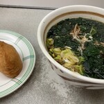 そばうどん松本 - わかめそば 450＋いなり 80＝530円