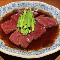 焼肉 にくだらけ - 近江牛のレバニラ