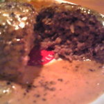 バオバブ - 肉厚なハンバーグ＋ペッパーソース