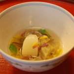 蕪と野菜の煮びたし