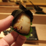 すゝき野 鮨金 - 帆立磯辺