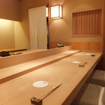 すゝき野 鮨金 - 店内①