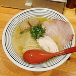 自家製麺 竜葵 - 秋限定芳香鶏白湯らーめん1,000円