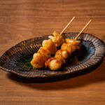 Garlic chicken skin skewer (1 piece)