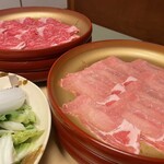 しゃぶしゃぶ・日本料理 兼久 - 豚×牛しゃぶしゃぶ
