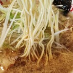 桃山ラーメン - 麺の感じ