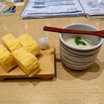 仙令鮨 - おつまみ玉子　ミニ茶碗蒸し