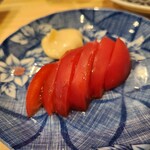 もつ焼き はる - 冷やしトマト