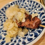 もつ焼き はる - ねぎレバー