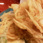 そば処 長岡屋 - 大盛はサクサクかき揚げが３枚も☆