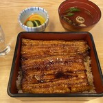 田口屋 - 新仔のうな重。抜群の美味しさ！