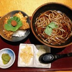 Kitamae Soba Takadaya - ごまそばととり天小丼 ¥1080