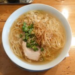 手打ちラーメン 谷家 - しょうがラーメン(880円)+麺大盛(無料)