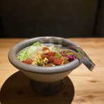 SUSHI DINING YUME - サラダも豊富に取り揃えてます。少しだけ食べたい方にはカルパッチョをオススメしています。⭐︎