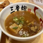 三豊麺 真 - 2023.10.24  濃厚魚介つけ麺
