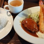 グリル＆洋食　アガペ - Aランチ。もっと美味しかったらなぁ