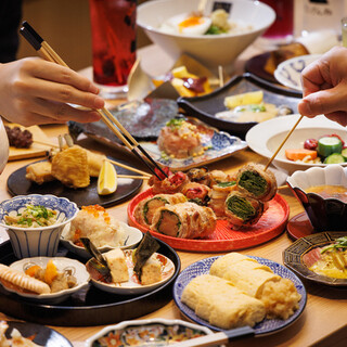 A banquet course with a lineup of Kyushu specialties!