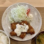 串かつとお酒でんがな - チキン南蛮定食 ¥780 のチキン南蛮